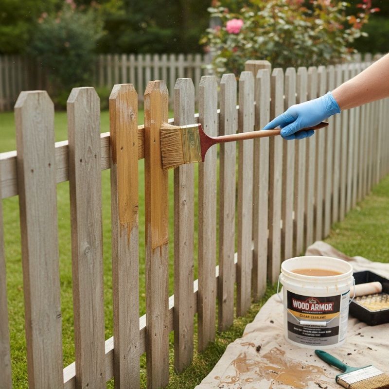 Cedar Fence Sealing in Renton, WA