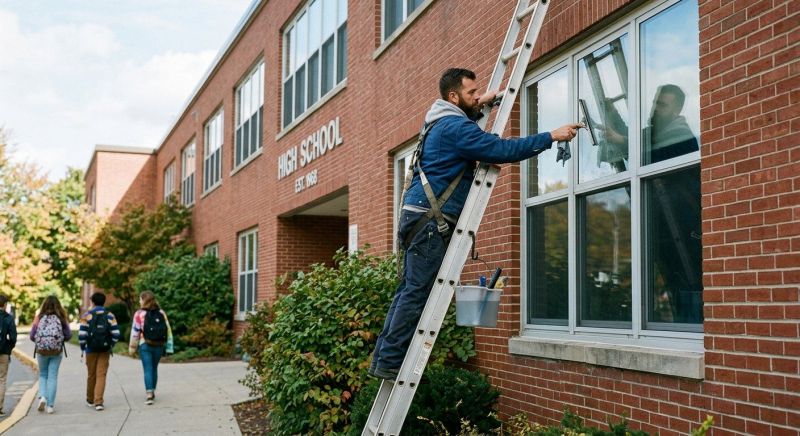 School Window Cleaning in Baltimore, MD