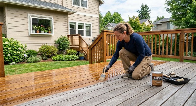 Concrete Deck Sealing in Kansas City, KS
