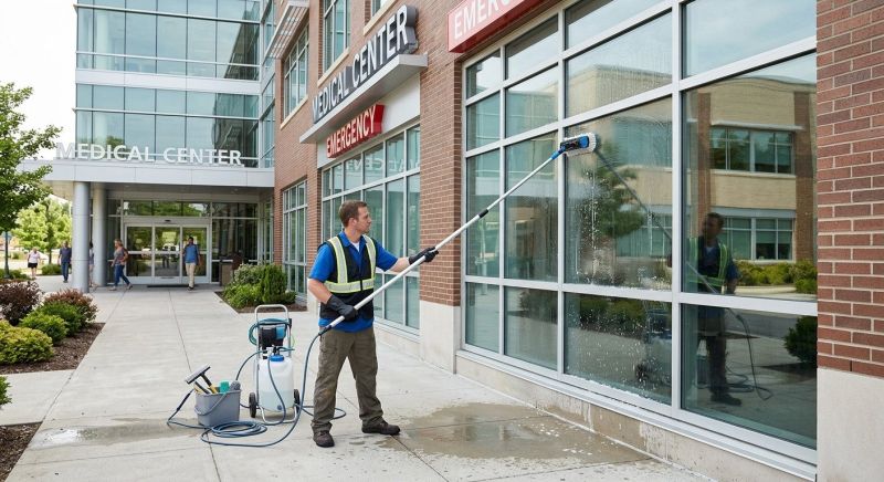 Medical Center Window Cleaning in Baltimore, MD