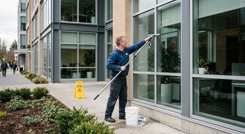 Office Building Window Washing in Vancouver, WA