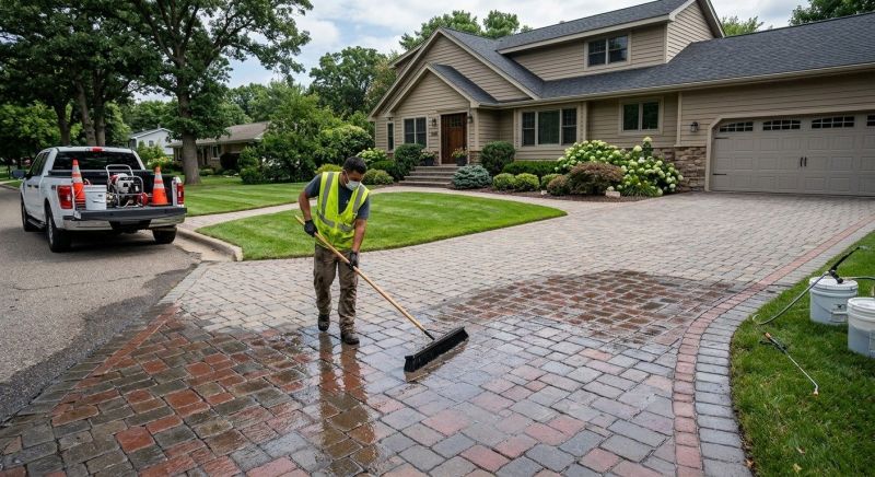 Paver Driveway Sealing in Renton, WA