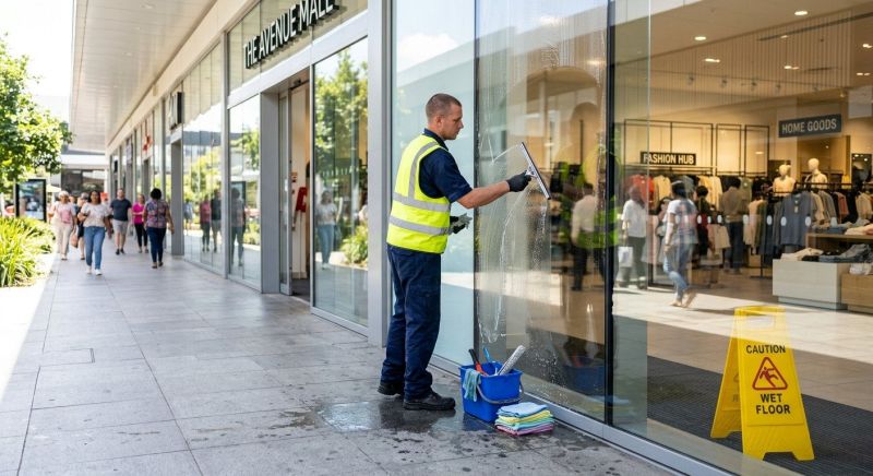 Shopping Mall Window Cleaning in Baltimore, MD