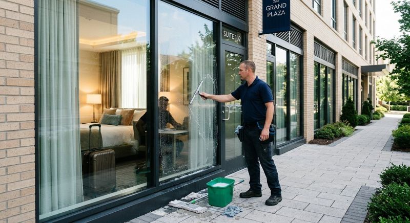 Shopping Mall Window Cleaning in Vancouver, WA