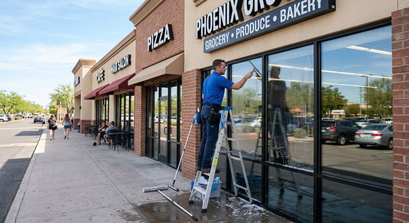 Storefront Window Cleaning in Vancouver, WA